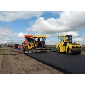 Влаштування асфальтобетонного покриття 5 см