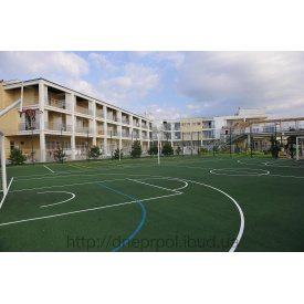 Улаштування гумового покриття для спортивних майданчиків 10 мм