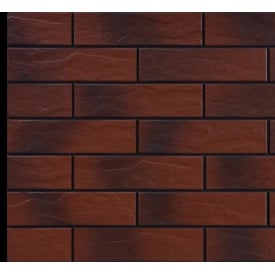 Фасадная клинкерная плитка Cerrad ELEWACJA RUSTICO BURGUND CIENIOWANA