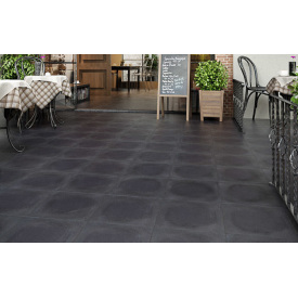 Клинкерная плитка для пола Paradyz BAZALTO Grafit A 30х30 см