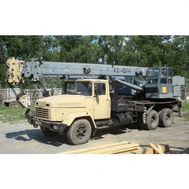 Аренда автокрана на базе Краз 10 т