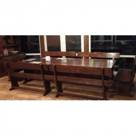 Комплект деревянной мебели в классическом стиле 3200х1200 мм