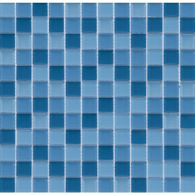 Мозаїка VIVACER мікс із прозорим склом CMmix02R 2,5х2,5 см 30х30 cм