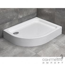 Душовий піддон напівкруглий Radaway Laros E 100х80 правий (SLE81017-01R)