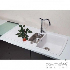 Гранитная кухонная мойка Schock Cristadur Lotus D150 оборотная 90 carbonium