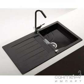 Гранітна кухонна мийка Schock Cristalite Primus D100 оборотна 41 basalt
