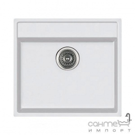 Гранитная кухонная мойка Fabiano Quadro 56x51 Beige/Песочный
