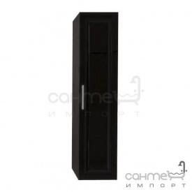 Пенал підвісний Marsan Patricia чорний, фурнітура хром