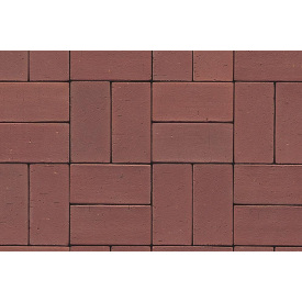 Тротуарная клинкерная плитка АВС-Klinkergruppe Naturrot 200х100х40 мм (L PK 03)