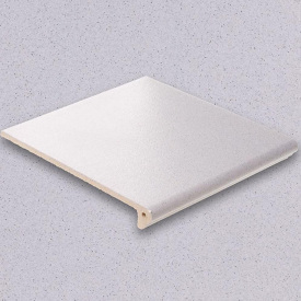 Плитка для ступеней АВС-Klinkergruppe Rugen Weiss 345х310х10 мм
