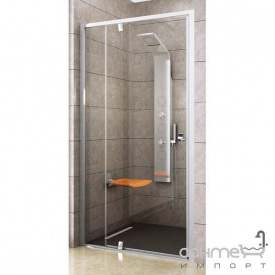 Душові двері Ravak Pivot PDOP2-120 білий/прозорий 03GG0101Z1