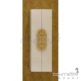 Пенал підвісний Marsan Malvine чорний, фурнітура золото