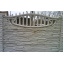 Забор декоративный железобетонный №10 Песчаник арочный 1,5х2 м Киев