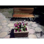 Бетонная цветочница Роза 550x550x365 мм серый Полтава