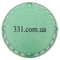 Кришка люка садового пластмасового Імпекс-Груп А15 40х620 мм зелена (03855) Краматорськ