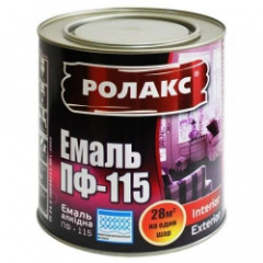 Фарба емалева Ролакс ПФ-115 2,8 кг помаранчева Краматорськ