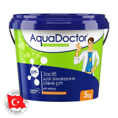 Быстрорастворимый препарат AquaDoctor pH Minus 5 кг Черновцы