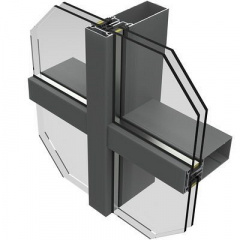 Стійко-ригельна система фасадного скління Екіпаж Житомир