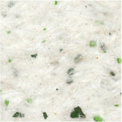Рідкі шпалери Qстандарт Гортензія 212 білий шовк білий з зеленими і салатовими пластівцями 1 кг Вінниця