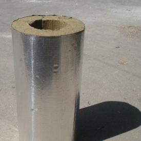 Циліндр базальтовий фольгований 80 кг/м3 89x50x1000 мм