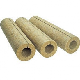 Трубная изоляция из минеральной ваты 80 кг/м3 76х30х1000 мм