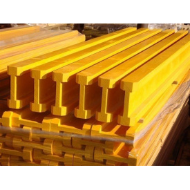 Балка двотаврова для опалубки Н-20 сосна 8х4х20 см жовта