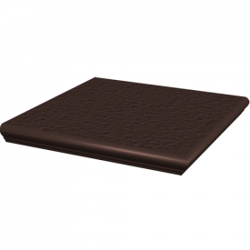 Ступень клинкерная с капиносом угловая Paradyz Natural BROWN DURO 33x33 см