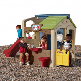 Детский игровой комплекс с домиком NEIGHBORHOOD FUN CENTER 147х213х161 см
