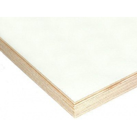 Фанера водостойкая ОДЕК для мебели гладкая/гладкая 24х1250х2500 мм белая