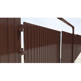 Профнастил ПС 8 0,4 мм 8 мм коричневый