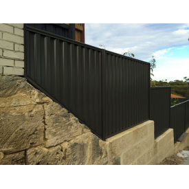 Профнастил С-8 0,4 мм черный