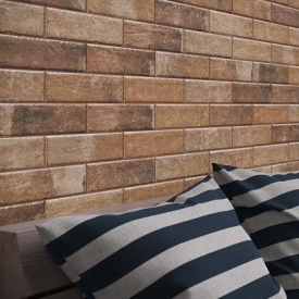 Фасадная плитка клинкерная Paradyz Scandiano Rosso 245x66x11 мм