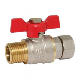 Кран з накидною гайкою WIANGI № 322 1/2" прямий, н. р. для котлів