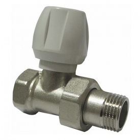 Кран радіаторний SOLOMON прямий 1/2" ВН з накидною гайкою під вентиль