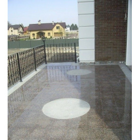 Гранітна плитка Межиріцького термо 300х600х30 мм коричневий