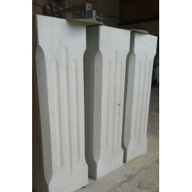 Тумба балюстрады из песчаника 300х800х300 мм светло-серая