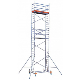 Вышка-тура Krause ClimTec базовая секция и 2 надстройки с колесиками 7 м