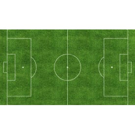 Пристрій поля для гри у футбол зі штучної трави