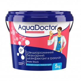 Активний кисень Aquadoctor O2 дезінфекант без хлору 5 кг