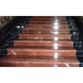 Мрамор ROJO ALICANTE 30 мм сляб красно коричневый