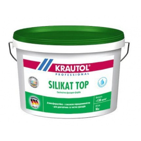 Краска силикатная фасадная Krautol SILIKAT TOP В1 10 л