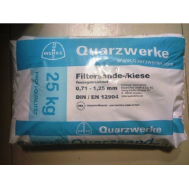 Кварцовий пісок для фільтра басейну Quarzwerke 0,7-1,25 мм