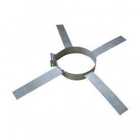 Хомут дымоходный монтажный нерж 160 0.6 мм