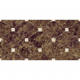 Керамічна плитка Navarti Crema Marfil Crown Marron 25х50 см