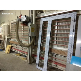 Изготовление на заводе в Киеве входные группы дверей, алюминиевые двери 