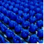 Рулонное грязезащитное входное щетинистое пластиковое покрытие 12х900х15000 мм металлик синее Киев