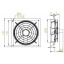 Вентилятор канальный осевой монтаж пластиной к стене C-OZA-P-063-4-380 Киев