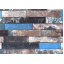 Шпалери паперові New Service Ексклюзив-Люкс 206 вологостійкі 10х0,53 м блакитні Житомир