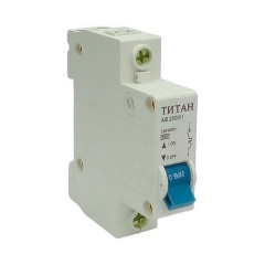 Автоматичний вимикач ТИТАН 1P 32A 6кА 230/400В тип С Житомир