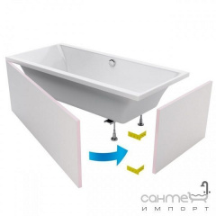 Комплект панелей под плитку для прямоугольной ванны Excellent Flex System 180x85 Николаев